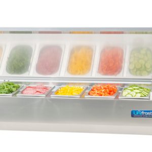 Unifrost CT1200S Toppings Unit with Stainless Lid